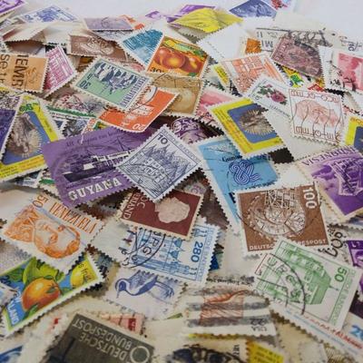 Sampler Box Full of World Stamps