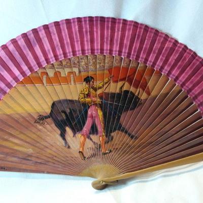 Two Old Hand Fans
