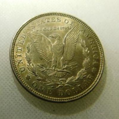 1921-Plain Philadelphia Morgan Silver Dollar A