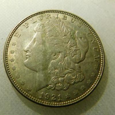 1921-D Morgan Silver Dollar 