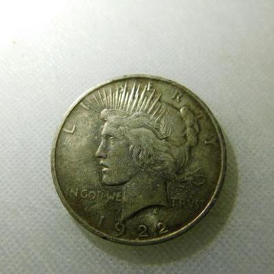 1922 Peace Silver Dollar B