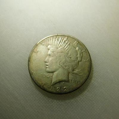 1922-S Peace Silver Dollar C