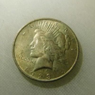 1923 Peace Silver Dollar C