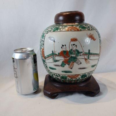 Early Import Oriental Ginger Jar