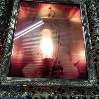 Light-up Shadow Box Picture of Mary