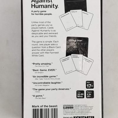 Cards Against Humanity Card Game + First Expansion - Complete