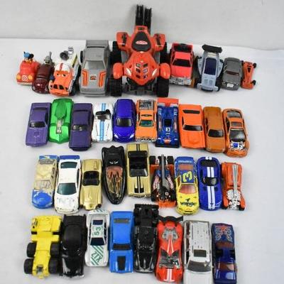 36 Toy Cars: Hot Wheels, Maisto, etc