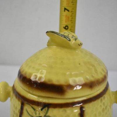 Beehive Ceramic Honey Jar