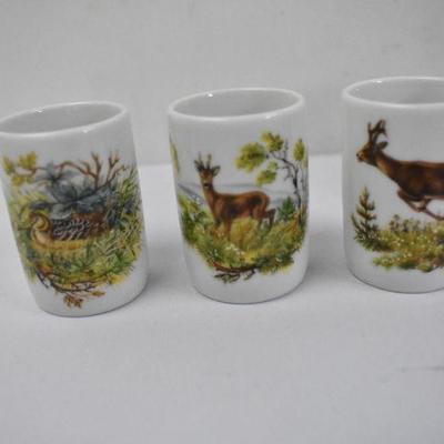 9 Piece Small Cups, Shot Glasses, etc