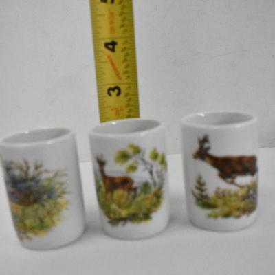 9 Piece Small Cups, Shot Glasses, etc