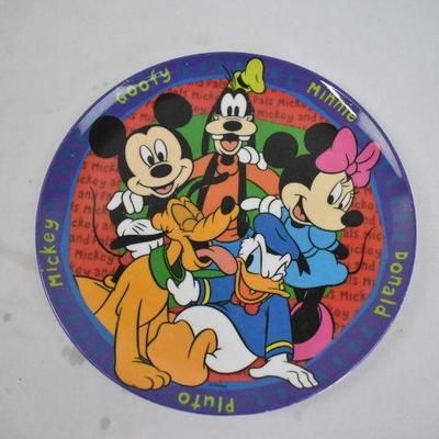 Plastic Disney Plate, Vintage 1976