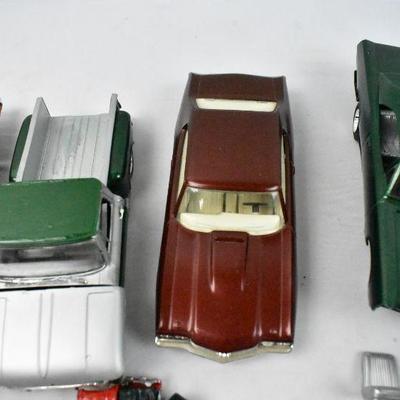 11 Model Cars in Various Stages of Completion