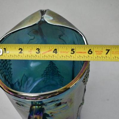Carnival Glass Iridescent Pitcher - Vintage