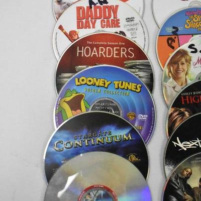 18 Movies on DVD - No Cases