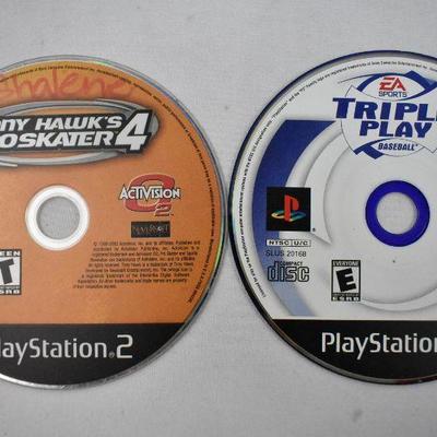 4 PlayStation 2 Games: Guitar Hero 5, Hitman, Tony Hawk, Triple Play