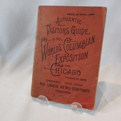 1893 Chicago World's Fair Guide Book