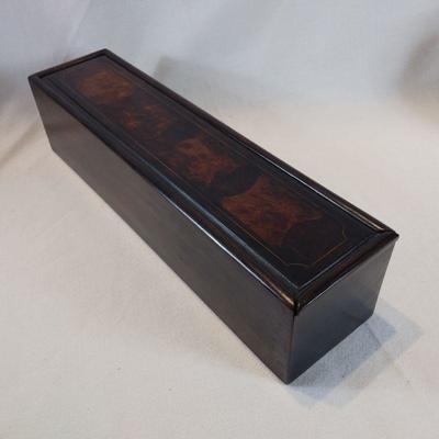 Asian Inlaid Wood Box