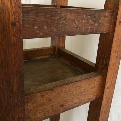 Lot 30- Arts & Crafts Wooden Plant Stand