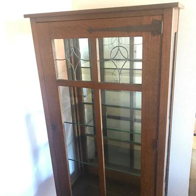 Lot 60- Arts & Crafts Style Cabinet
