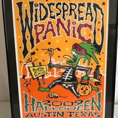 Lot 61- Two Framed Widespread Panic Concert Posters