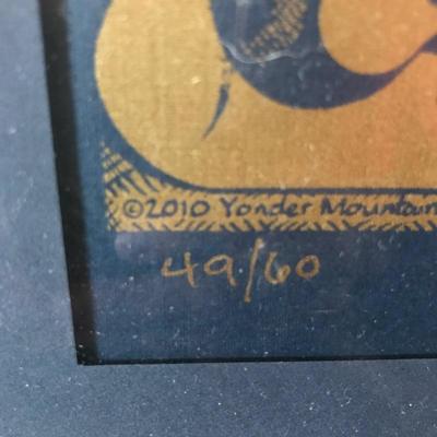 Lot 62- Signed Yonder Mountain String Band Poster
