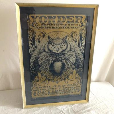 Lot 62- Signed Yonder Mountain String Band Poster