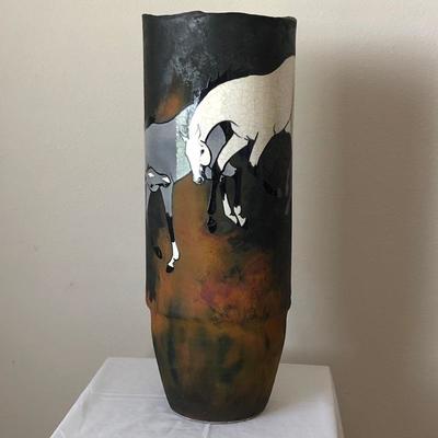 Lot 82- Large Contemporary Signed Vase
