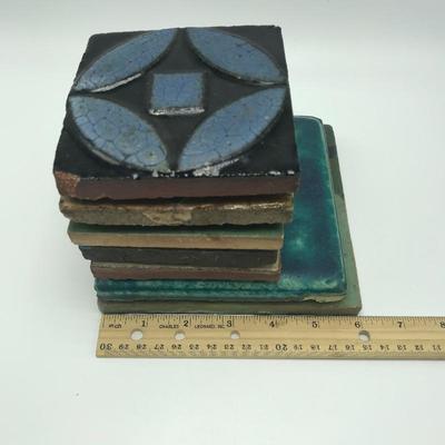 Lot 92 - Grueby and More Tile Collection