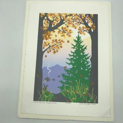Lot 93 - Local, Numbered Serigraphy with Signed Ink & Pen Art 