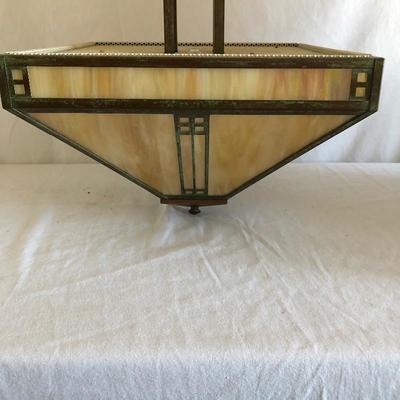 Lot 100- Arroyo Craftsman Mission Style Ceiling Lamp