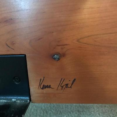 Lot 101- Signed Kevin Kopil King Bed