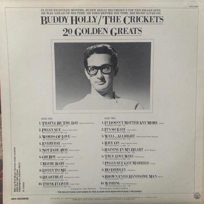 #13 Buddy Holly/The Crickets - 20 Golden Greats MCA-3040