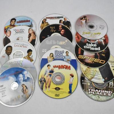 15 Movies on DVD - No Cases
