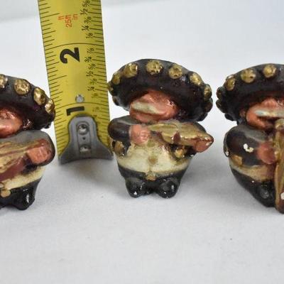 5 Small Figurines: Mariachi Band