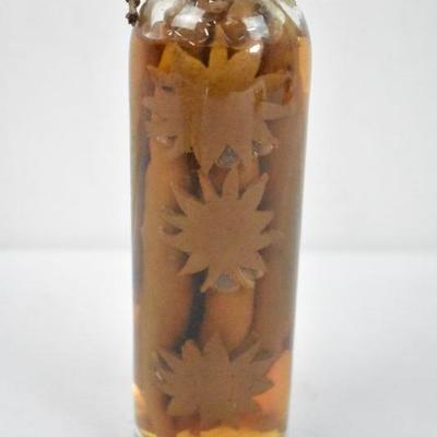 3 Glass Bottles with Peppers & Garlic, Sealed
