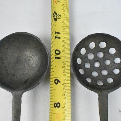 Vintage Kitchen Items for Decor: 3 Wooden & 3 Metal
