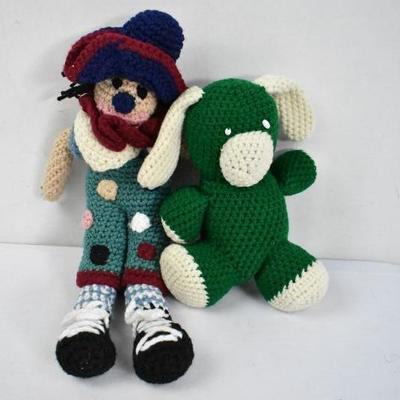 Crocheted Toys, Quantity 2 - Vintage