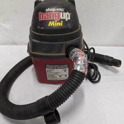 Shop-Vac Hang-Up Mini Vacuum - Needs New Filter, Otherwise Works Great