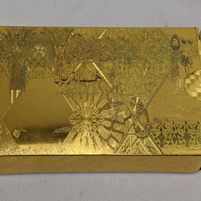24k Gold Foiled Cards - Complete and Excellent Condition