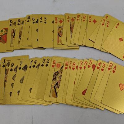24k Gold Foiled Cards - Complete and Excellent Condition