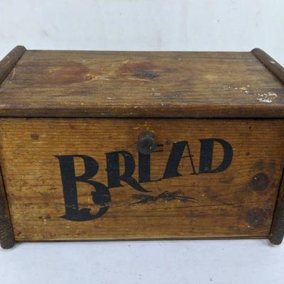 Old Wood Bread Box