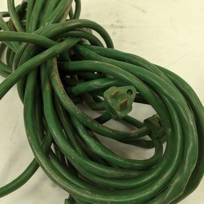 25' Green 2-Prong Extension Cord