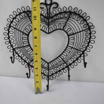 3 pc Heart & Floral Wall Decor