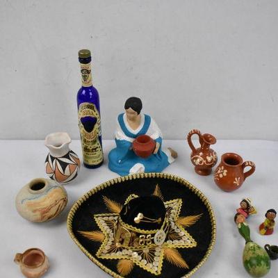12 pc Mexico/Southwestern Decor/Trinkets/Figurines