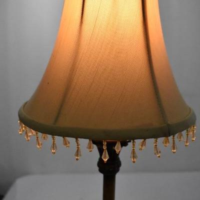 Vintage Table Lamp with Square Base - Works