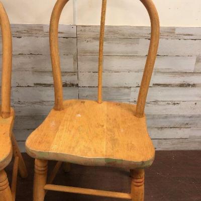 Lot #17 Pair of children's chairs