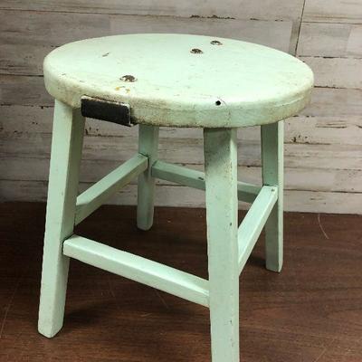 Lot #35 Milk Stool # 2 Painted Shabby Chic COOL!