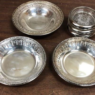 Lot #51 Silver Serving Ware 