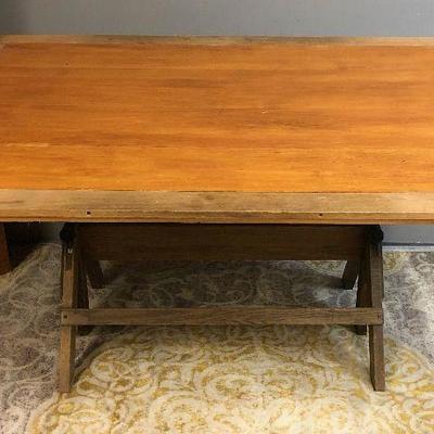 Lot #54 Antique Drafting Table