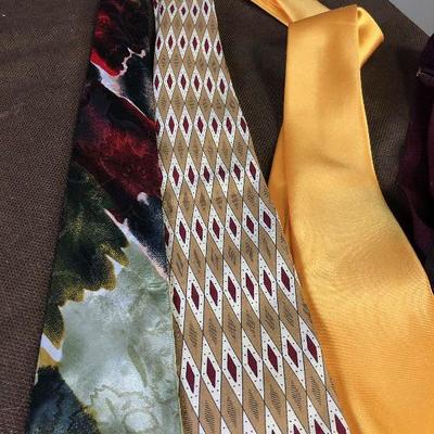 Lot #81 Men's Neck ties suspenders and bow tie #1